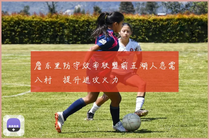 詹东里防守效率联盟前五湖人急需八村塁提升进攻火力